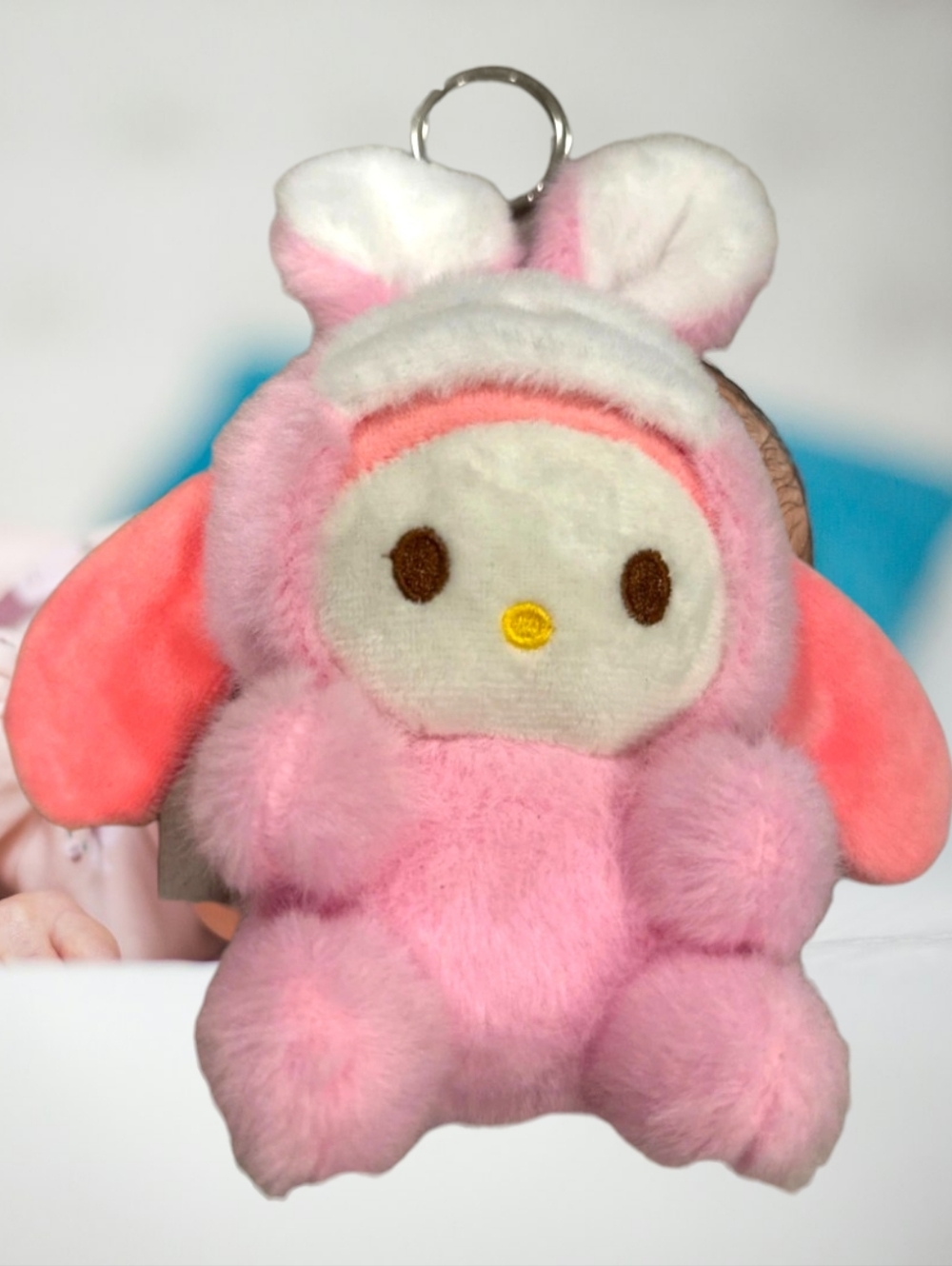 My melody keychain plush